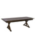 Chivari 96" x 40" (8 Foot) Fruitwood Rectangle X Leg Wood Farm Table TFARMRT9640-FRUITWOOD-X-LEG-AX-T