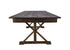 Chivari 96" x 40" (8 Foot) Fruitwood Rectangle X Leg Wood Farm Table TFARMRT9640-FRUITWOOD-X-LEG-AX-T