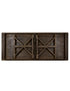 Chivari 96" x 40" (8 Foot) Fruitwood Rectangle X Leg Wood Farm Table TFARMRT9640-FRUITWOOD-X-LEG-AX-T