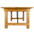 Chivari 96" x 40" (8 Foot) Natural Rectangle Straight Leg Wood Farm Table TFARMRT9640-NATURAL-S-LEG-AX-T