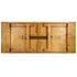 Chivari 96" x 40" (8 Foot) Natural Rectangle Straight Leg Wood Farm Table TFARMRT9640-NATURAL-S-LEG-AX-T