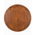 Chivari 60" (5 Foot) Chestnut Round Straight Leg Wood Farm Table TFRMPLRD60-CHT-ST-AX
