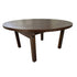 Chivari 60" (5 Foot) Fruitwood Round Straight Leg Wood Farm Table TFRMPLRD60-FTW-ST-AX