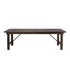 Chivari 72" x 40" (6 Foot) Fruitwood Rectangle Straight Leg Wood Farm Table TFRMPLRT7240-FTW-ST-AX