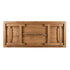 Chivari 72" x 40" (6 Foot) Natural Rectangle Straight Leg Wood Farm Table TFRMPLRT7240-NAT-ST-AX