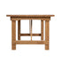 Chivari 72" x 40" (6 Foot) Natural Rectangle Straight Leg Wood Farm Table TFRMPLRT7240-NAT-ST-AX