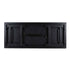 Chivari 96" x 40" (8 Foot) Black Rectangle Straight Leg Wood Farm Table TFRMPLRT9640-BLK-ST-AX