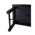 Chivari 96" x 40" (8 Foot) Black Rectangle Straight Leg Wood Farm Table TFRMPLRT9640-BLK-ST-AX