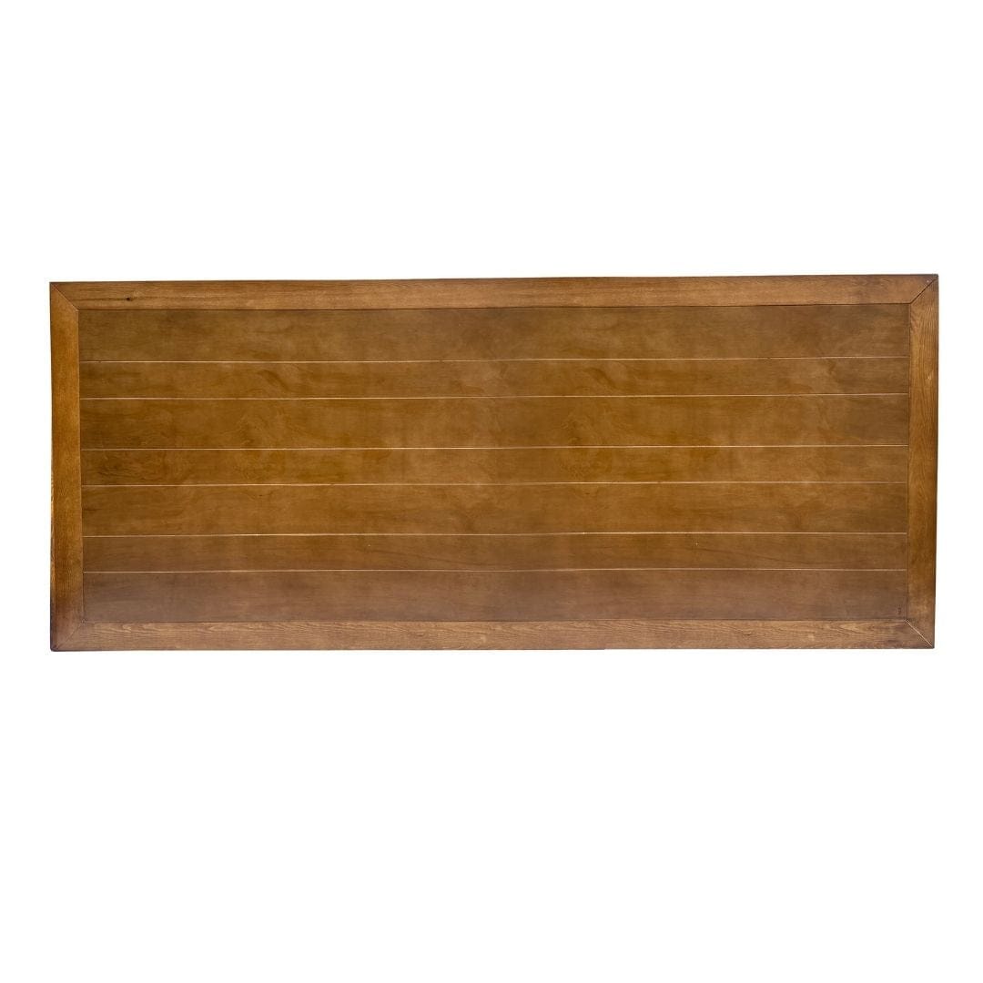 Chivari Chestnut 96" x 40" (8 Foot) Rectangle Straight Leg Wood Farm Table TFRMPLRT9640-CHT-ST-AX