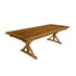 Chivari Chestnut 96" x 40" (8 Foot) Rectangle X Leg Wood Farm Table TFRMPLRT9640-CHT-XL-AX