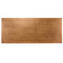Chivari Chestnut 96" x 40" (8 Foot) Rectangle X Leg Wood Farm Table TFRMPLRT9640-CHT-XL-AX