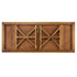 Chivari Chestnut 96" x 40" (8 Foot) Rectangle X Leg Wood Farm Table TFRMPLRT9640-CHT-XL-AX