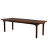 96" x 40" (8 Foot) Fruitwood Rectangle Fluted Leg Wood Farm Table