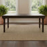 Chivari 96" x 40" (8 Foot) Fruitwood Rectangle Fluted Leg Wood Farm Table TFRMPLRT9640-FTW-FL-AX
