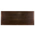 Chivari Fruitwood 96" x 40" (8 Foot) Rectangle Straight Leg Wood Farm Table TFRMPLRT9640-FTW-ST-AX