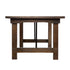 Chivari Fruitwood 96" x 40" (8 Foot) Rectangle Straight Leg Wood Farm Table TFRMPLRT9640-FTW-ST-AX