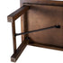 Chivari Fruitwood 96" x 40" (8 Foot) Rectangle Straight Leg Wood Farm Table TFRMPLRT9640-FTW-ST-AX