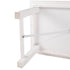 Chivari White Distressed 96" x 40" (8 Foot) Rectangle Straight Leg Wood Farm Table TFRMPLRT9640-WHD-ST-AX