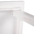 Chivari White Distressed 96" x 40" (8 Foot) Rectangle Straight Leg Wood Farm Table TFRMPLRT9640-WHD-ST-AX