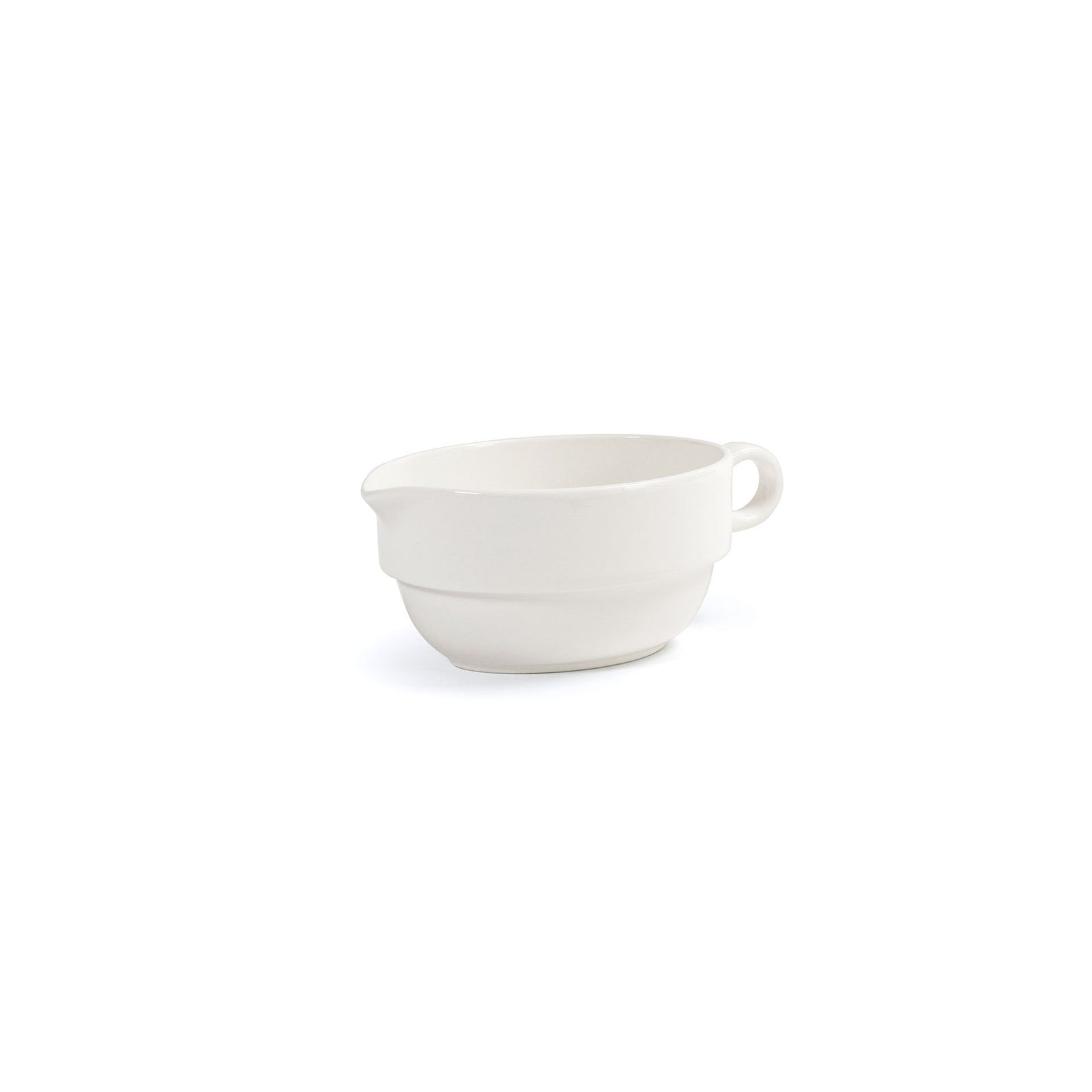 Front of the House FOH TGB003BEP21 16 oz Catalyst® Monaco Gravy Boat - Case of 4 FOH-TGB003BEP21