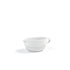 Front of the House FOH TGB003WHP21 Monaco 16 oz Superwhite Oval Porcelain Pourer - Case of 4 FOH-TGB003WHP21