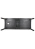 Chivari 96″ x 40″ (8 Foot) Black Rectangle Fluted Leg Wood Farm Table TFARMRT9640-BLACK-T-LEG-AX-T