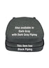 Chivari Dark Gray with Black Piping 2.5" Thick Chair Cushion - World's Best Cushions CUSHBST-DGRB-AX-T