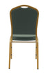 Green Fabric Pattern on Gold Frame Banquet Chair CQCFGRP-ZF-T