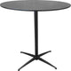 Chivari Black 30" Round Plywood Cocktail Table Kit TKITRD30BLK-AX-T