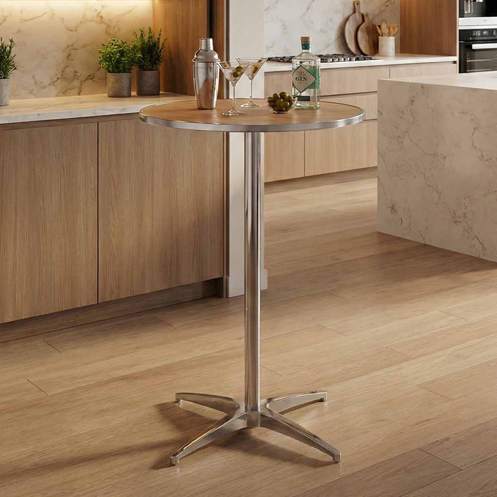 Chivari 30" Round Plywood Cocktail Table Kit TKITRD30M-AX-T