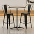 Chivari Black 36" Round Plywood Cocktail Table Kit TKITRD36BLK-AX-T