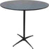 Chivari Black 36" Round Plywood Cocktail Table Kit TKITRD36BLK-AX-T