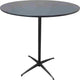 Chivari Black 36" Round Plywood Cocktail Table Kit TKITRD36BLK-AX-T