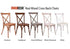 Chivari 32 Chair Pack White Distressed ToughWood™ Cross Back Chair CXWWD-ZG-T-32