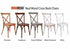 White BasicResin™ Cross Back Chair