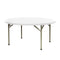 Chivari 60" (5 Foot) Round Heavy Duty Plastic Folding Table TPLSRD60-LFT