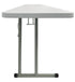 Chivari 72" x 18" (6 Foot) Rectangle Heavy Duty Plastic Folding Table TPLSRT7218-AX-T
