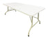 Chivari 72" x 30" (6 Foot) Rectangle Heavy Duty Fold-In-Half Plastic Table TPLSRT7230-BF-AX-T