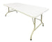 Chivari 72" x 30" (6 Foot) Rectangle Heavy Duty Fold-In-Half Plastic Table TPLSRT7230-BF-AX-T