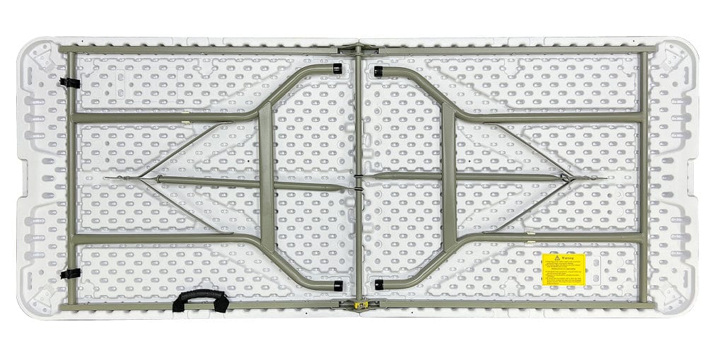 Chivari 72" x 30" (6 Foot) Rectangle Heavy Duty Fold-In-Half Plastic Table TPLSRT7230-BF-AX-T