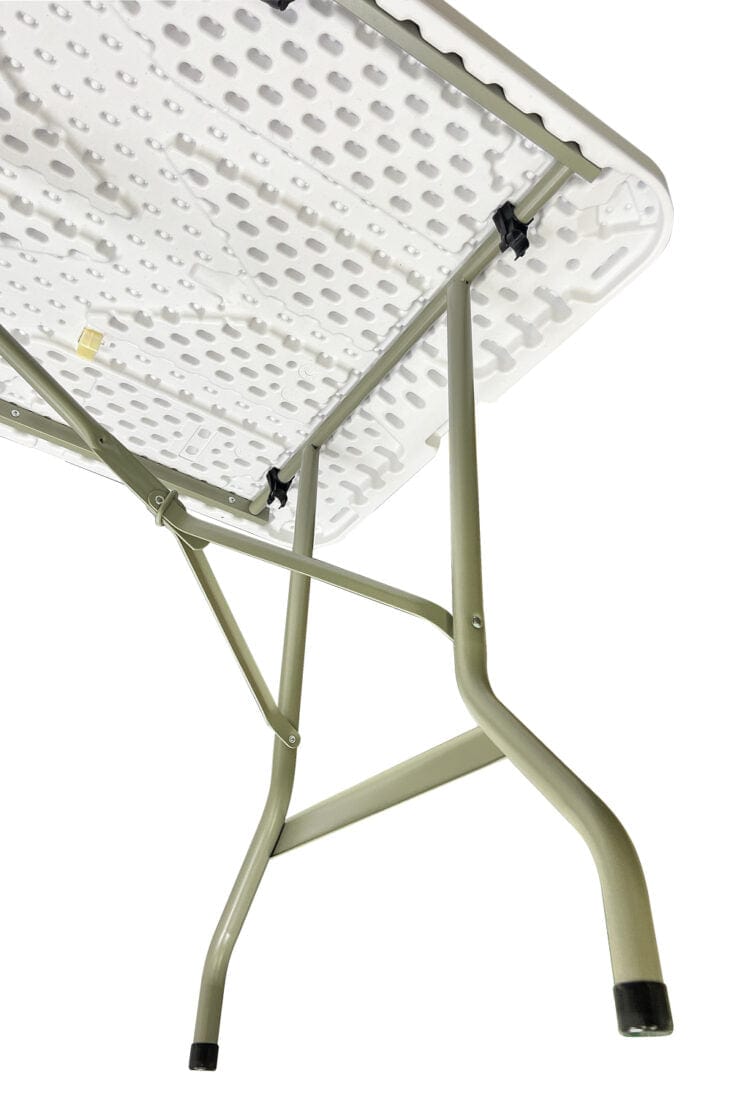 Chivari 72" x 30" (6 Foot) Rectangle Heavy Duty Fold-In-Half Plastic Table TPLSRT7230-BF-AX-T