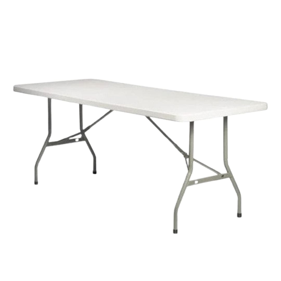 Chivari 72" x 30" (6 Foot) Rectangle Heavy Duty Plastic Folding Table TPLSRT7230-LF-T