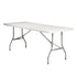 Chivari 72" x 30" (6 Foot) Rectangle Heavy Duty Plastic Folding Table TPLSRT7230-LF-T