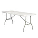 Chivari 72" x 30" (6 Foot) Rectangle Heavy Duty Plastic Folding Table TPLSRT7230-LF-T
