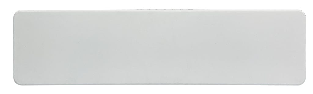 Chivari 96" x 18" (8 Foot) White Rectangle Plastic Table TPLSRT9618-LF-T