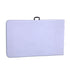 Chivari 96" x 30" (8 Foot) Rectangle Heavy Duty Fold-In-Half Plastic Table TPLSRT9630-BF-LF-T