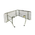 Chivari 96" x 30" (8 Foot) Rectangle Heavy Duty Fold-In-Half Plastic Table TPLSRT9630-BF-LF-T