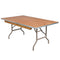 Chivari Kids 48" x 30" (4 Foot) Rectangle Plywood Folding Banquet Table TPLYRT4830MG-KID-AX-T