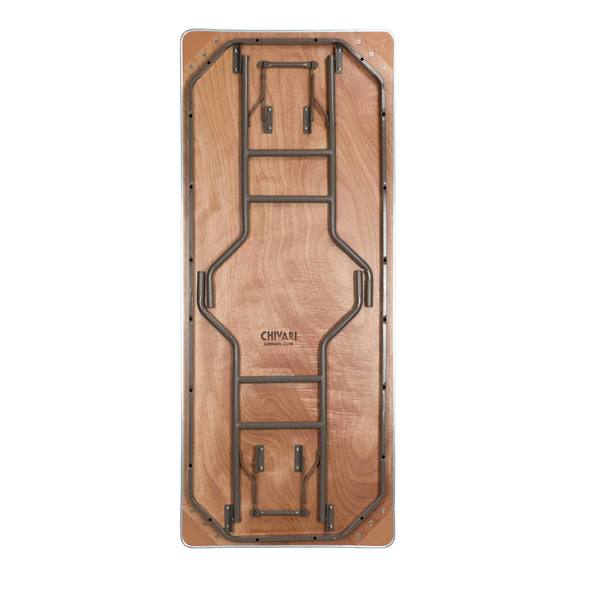Chivari 72" x 30" (6 Foot) Kitchen Prep Folding Table with Steel Skeleton™ TPLYRT7230M-KCH-AX