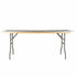 Chivari 72" x 30" (6 Foot) Rectangle Plywood Folding Table TPLYRT7230MG-AX-T